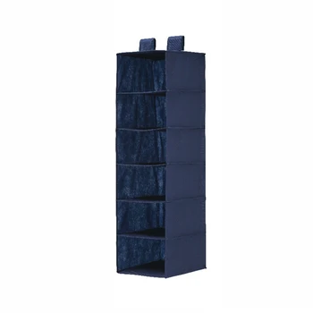 

6 Layer Organizer Shelf Bag Hanging Wardrobe Storage Bag Clothes Drawer Shelves