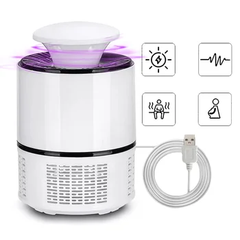 

LED Bug Mosquito Killer Lamp Anti Mosquito Killer Lamp Insect Trap Lamp Killer Home Living Room Pest Control USB Charging