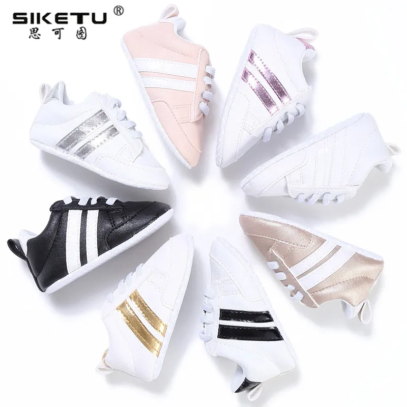 

Baby Shoes Boy Girl Star Solid Sneaker Cotton Soft Anti-Slip Sole Newborn Infant Toddler Casual Soft Sole Shoe Sneaker D40