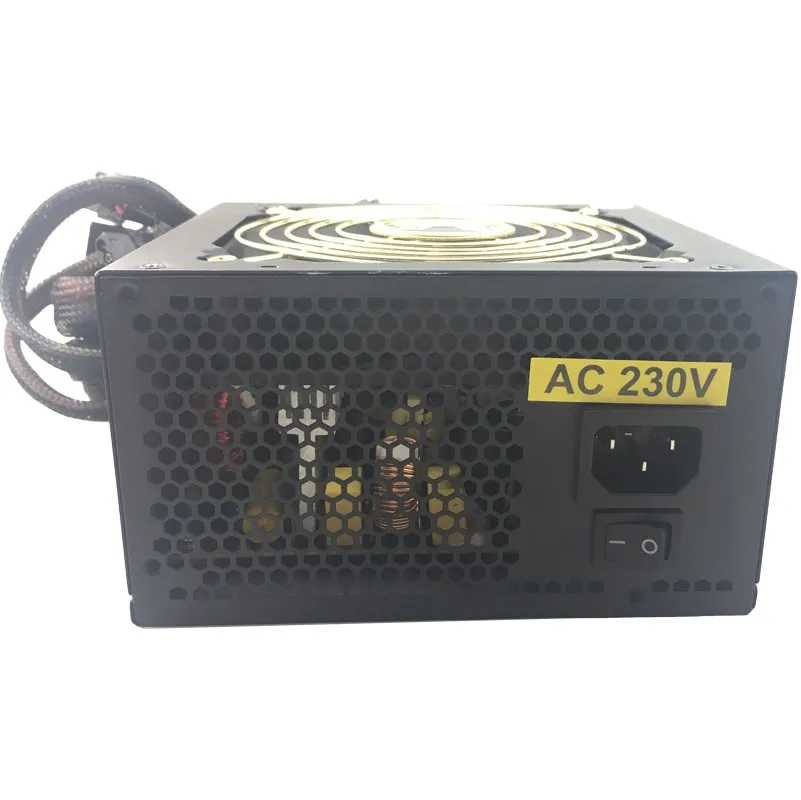 Игровой компьютер PC блок питания 600W ATX форма источник питания для ноутбука PC 600W импульсный источник питания с PFC Функция высокой эффективности