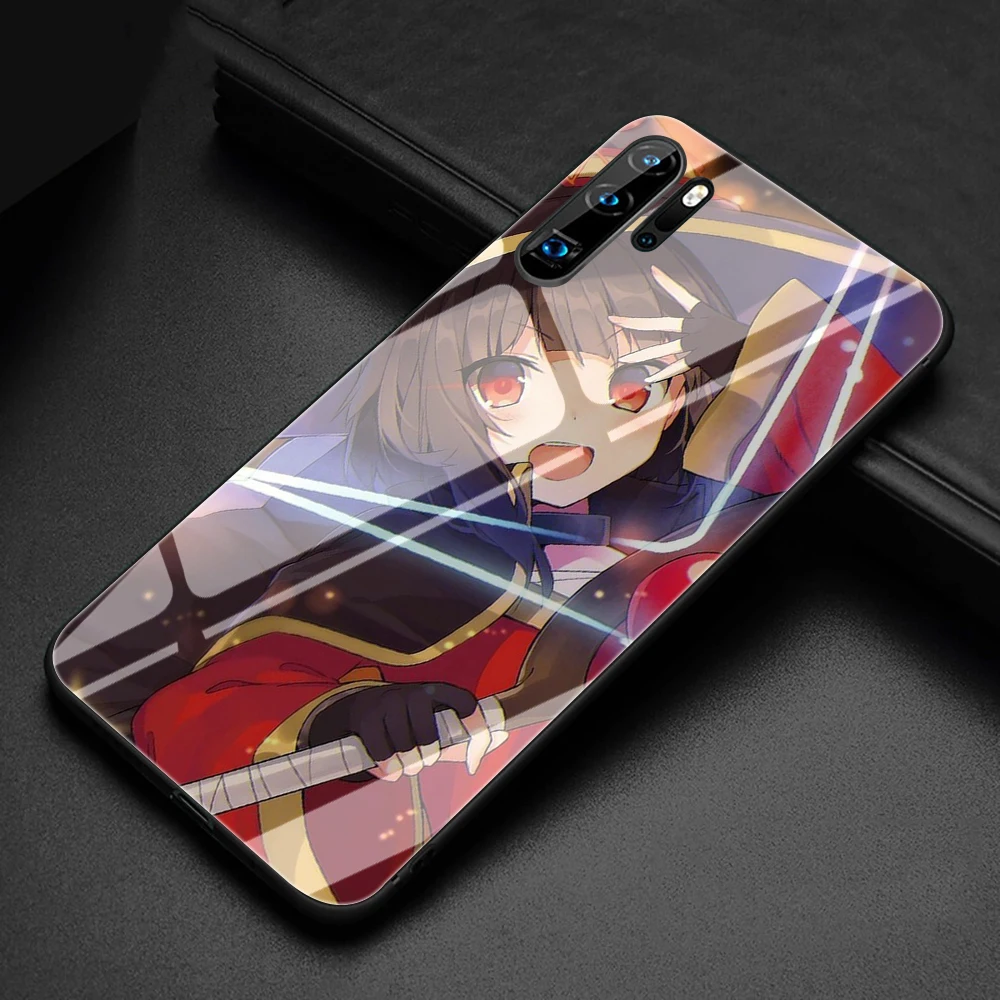 G4 Konosuba чехол для телефона из закаленного стекла для huawei P10 P20 P30 Lite Pro P Smart - Цвет: G4