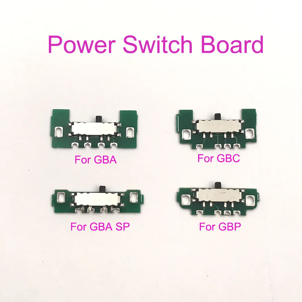 Для GBA SP/GBC/GBA/GBP Замена игровой консоли Новая плата переключателя питания вкл/выкл.