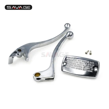 

Chrome Brake Clutch Levers Set For HONDA Steed 400 VT Shadow VT600C Motorcycle Accessoriess Front Reservoir Cover Aluminum Part