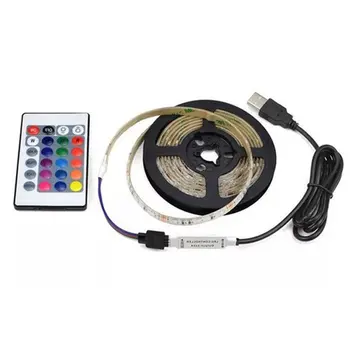 

LED strip Light 5050RGB Changing String Tape Ribbon Waterproof RGB LED TV Backlight With Remote Controller