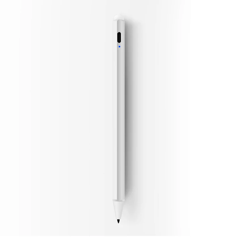 Для iPad карандаш Сенсорный экран Стилус для iPad Pro 11 12,9 9,7 воздуха 10,5 дюймов никаких задержек Высокая мощность Зеленая лазерная указка для рисования, стилус для сенсорного экрана для Apple Pencil - Цвета: Серебристый