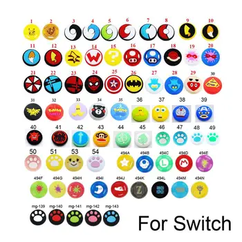

Mix 75colors Silicone Analog Thumb Stick Grips Caps for Nintend Switch NS JoyCon Controller Sticks Cap Skin Joy Con Cover