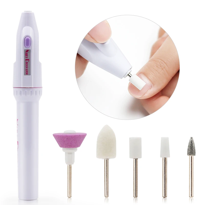 5-in-1 Electric Manicure Set Nail Drill File Grinder Grooming Kit Callus  Remover Set Nail Buffer Polisher Personal Manicure and Pedicure Kit -  Walmart.com