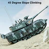 47CM Simulation Smoking RC Battle Tank Rotation Turret Bullet Shoot 45° Climb Sound And Light Effect Remote Control Tank Model 5