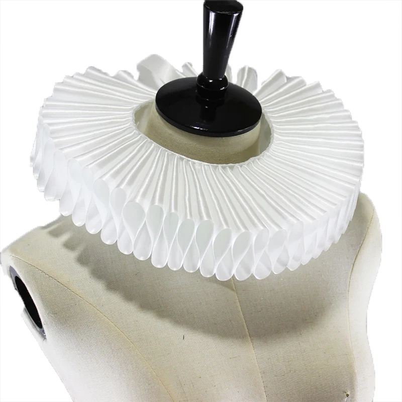 

Vintage Ruff Collar Goth Victorian Elizabethan Ruff Neck Collars Fancy Dress Accessory
