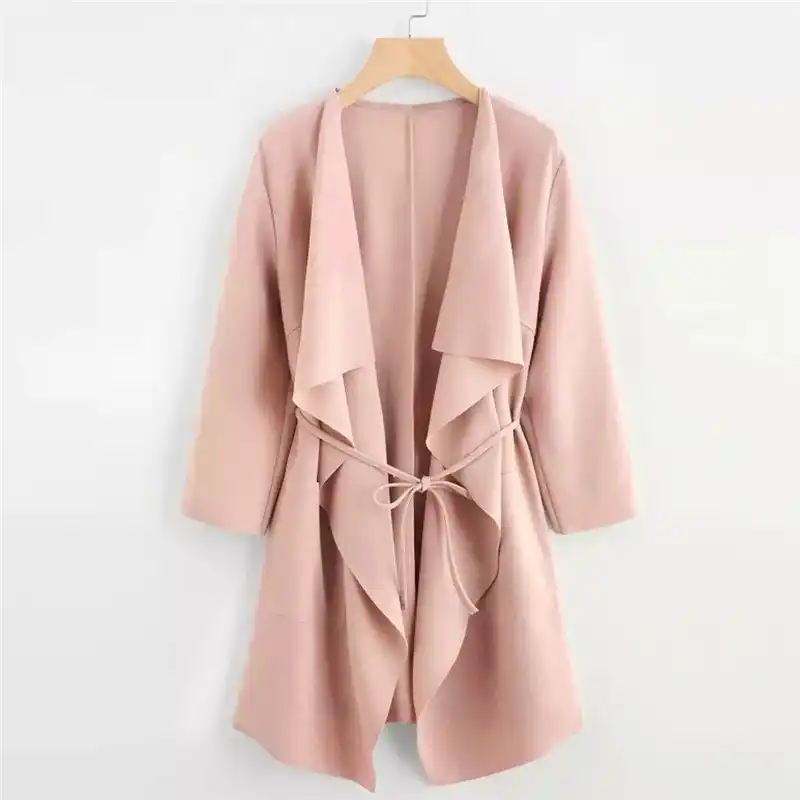 plus size wrap coat