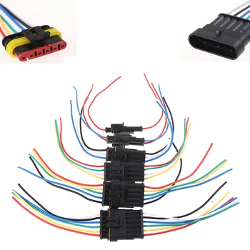 

1/2/3/4/5/6Pin Female Male Waterproof Electrical Cable Auto Connector Car Plug
