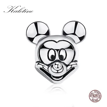 

KALETINE 925 Sterling Silver Minnie Mouse Charms Fit Original Bracelet Gifts for Women Beads for Jewelry Making