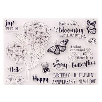 

Multifunction Transparent Seals Eco-friendly TPR Stamp DIY Scrapbooking Paper Card Crafts Making Photo Album Decor 1Pcs