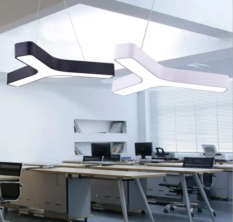 Led Y En Forme De Suspension Pour Eclairage De Bureau Creatif Moderne Salle De Sport Lustre Luminaire Suspendu Lampe Pour Les Lumieres De Restaurant D Usine