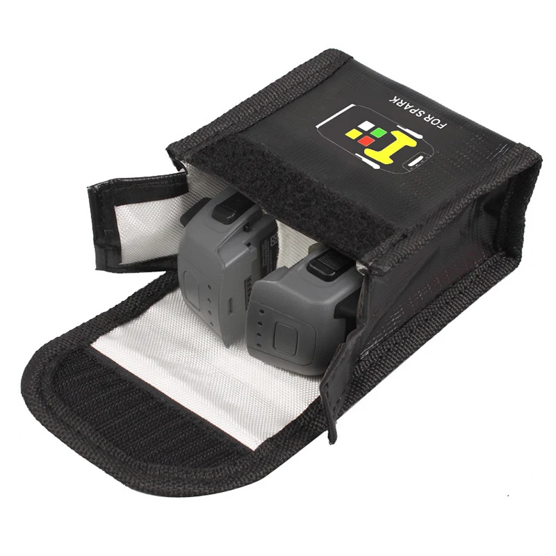 Для DJI SPARK Drone Lipo чехол для батареи Взрывозащищенная безопасная сумка для хранения противопожарная защитная коробка радиационный теплостойкий карман