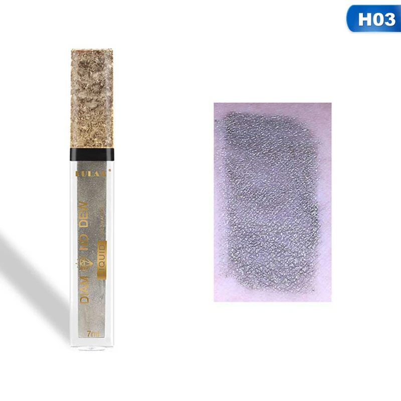 03 Glitter Liquid Eye Shadow Makeup Shimmer Eyeshadow Maquiagem Profissional Completa Make Up Cream Cosmetic - Цвет: 03