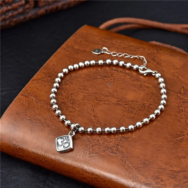 Европейские и американские модели стерлингового серебра пробы S925 Ретро тайское серебро буддийская вера кулон модный бутик дамы PRATA92