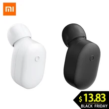 Xiaomi Mini In-Ear Bluetooth-наушник на одно ухо беспроводной Сверхлегкий IPX4 водонепроницаемый наушник с магнитной зарядкой