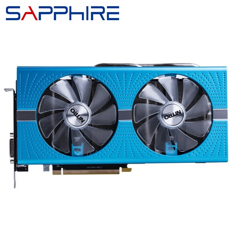 SAPPHIRE RX 590 580 8GB Graphics Cards GPU Radeon RX580 RX590 GME 8GB Nitro AMD Video Card Desktop PC Screen Computer Game Map graphics card for gaming pc