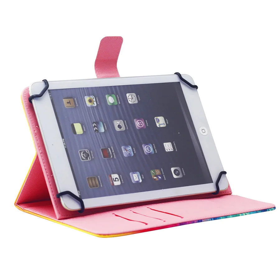 7'' Universal Case for 7 inch Tablet PC Printed Leather Flip Case Stand Cover For iPad mini Amazon Fire HD 7 Samsung Tab A 7 (107)