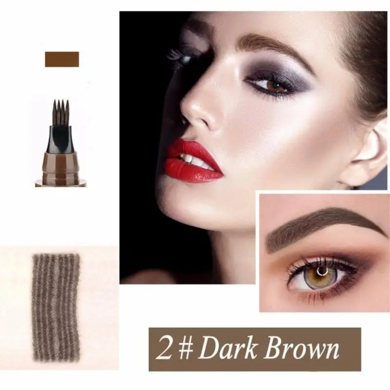Waterproof Microblading Eyebrow Tattoo Pen Fine Sketch Enhancer Fork Tip Pencil Natural Eyebrow 4-Headed Pencil Eye Brow Make Up Waterproof Microblading Eyebrow Tattoo Pen Fine Sketch Enhancer Fork Tip Pencil Natural Eyebrow 4-Headed Pencil Eye Brow Make Up