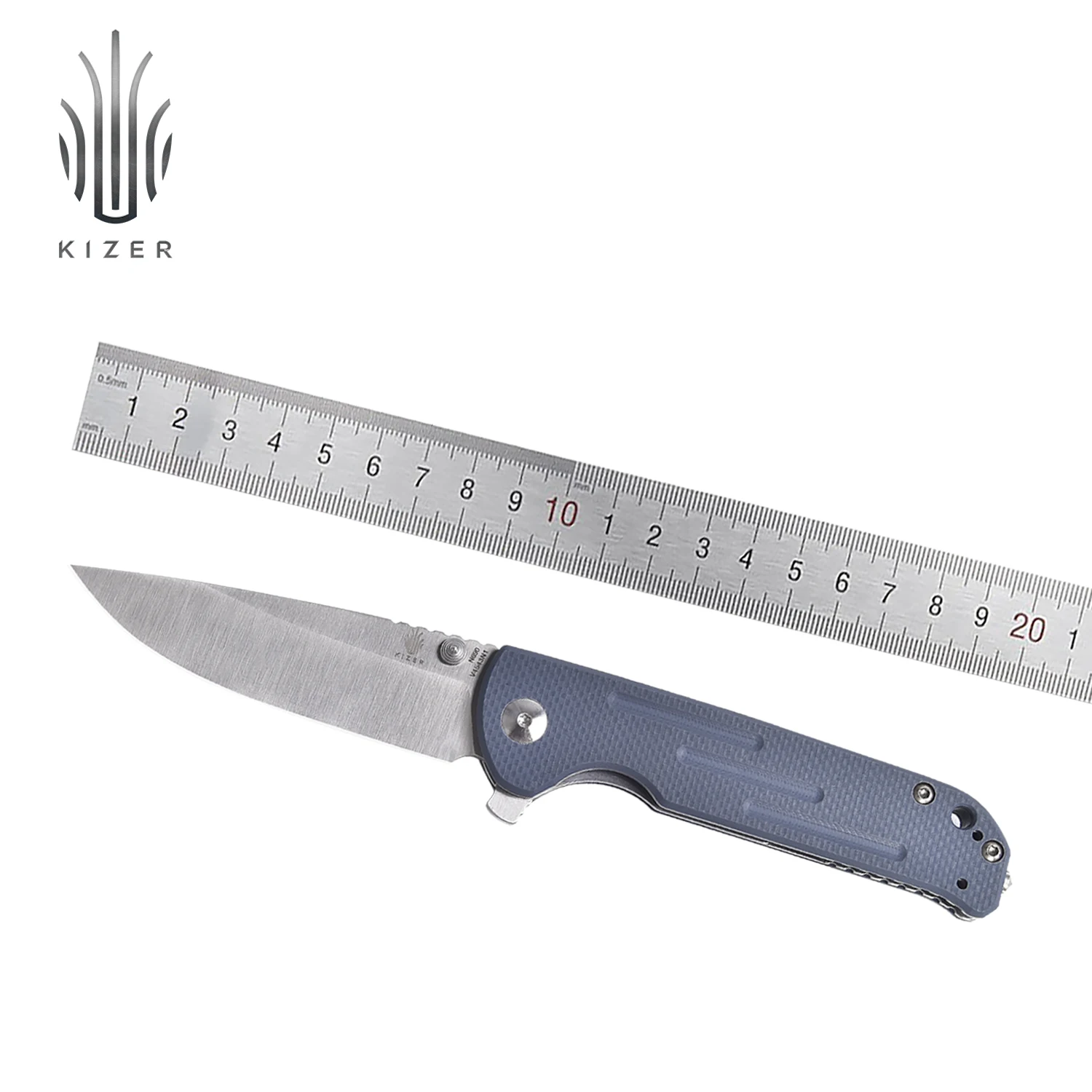 Карманный нож Kizer justice V4543N1 новинка 2020 тактический синий g10 лезвие N690 разработан Azo