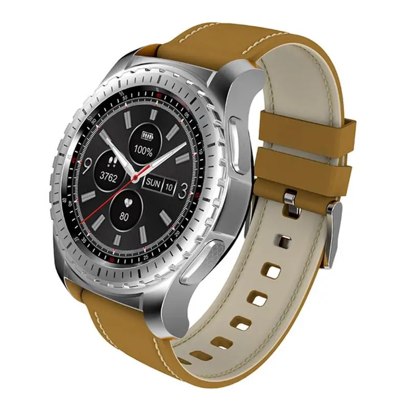 696 KW18 умные часы для мужчин Bluetooth умные часы сердечного ритма шагомер SIM Smartwatch ответ на Вызов TF телефон часы для Android IOS - Цвет: KW28 silver