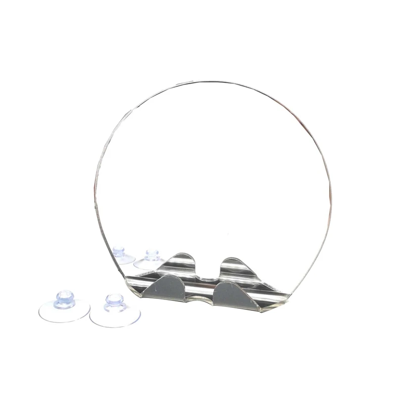 Безфокусное зеркало для душа безтуманное ванной комнаты с бритвенным крючком и