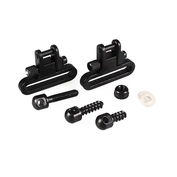 

Quick Detach 1.25" QD 300lb Rifle Sling Mounting Set Swivels & Screw Stud Base Kit Tool