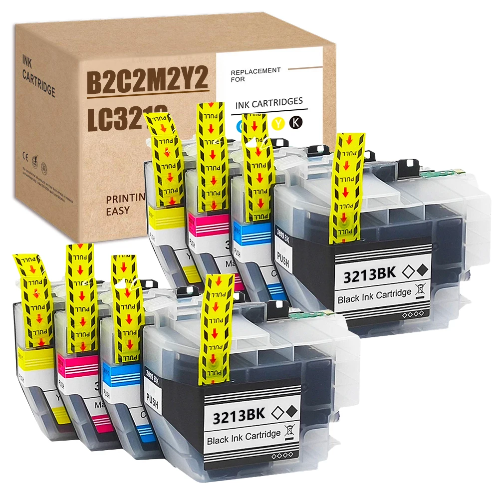 replacement ink HS 10x For Brother LC3213 LC3211 LC 3213 LC 3211 MFC-J497DW DCP-J572DW MFC-J890DW MFC-J491DW DCP-J772DW DCP-J774DW MFC-J895DW white ink printer Ink Cartridges