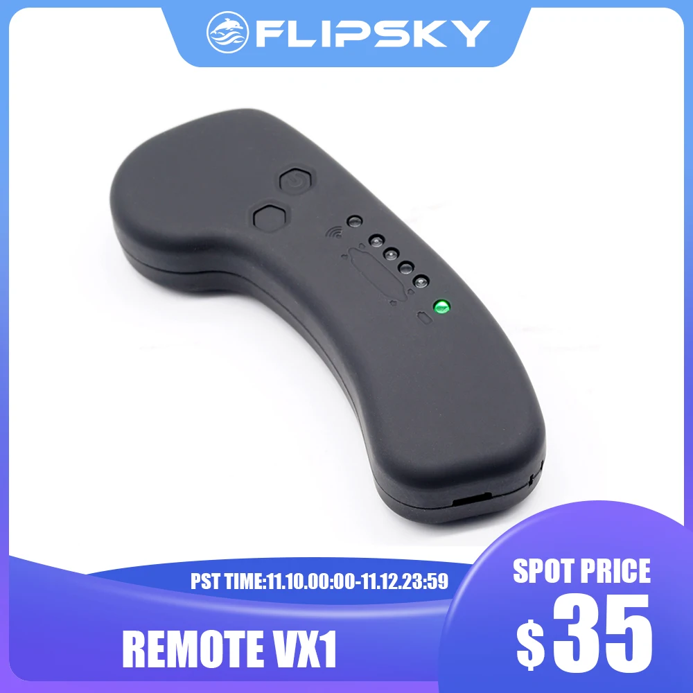 

Flipsky VX1 2.4Ghz Remote Rechargeable 3 Speed Modes for Electric Skateboard/ Long Board / Ebike / Escooter Wireless Control