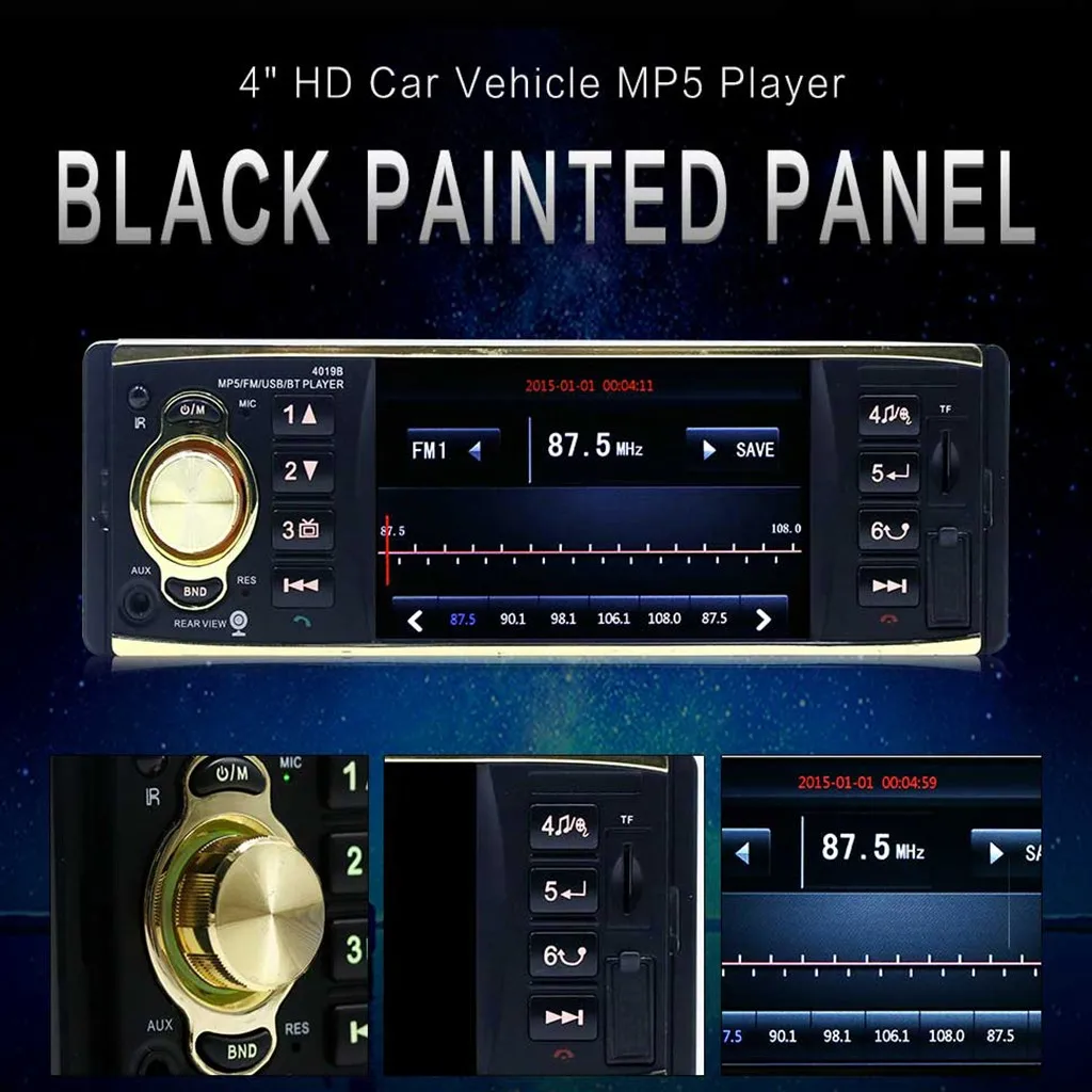 SWM-4019B автомобильный MP5 плеер BT Hands-Free Реверсивный приоритет Автомобильный MP3 карта FM карта U диск BT Реверсивный автомобиль заднего вида Bluetooth# N