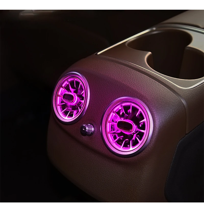 Вентилятор заднего кондиционера светодиодный турбинный светильник для Mercedes Benz C/E/GLC класс w205 w213 x253 светодиодный светильник