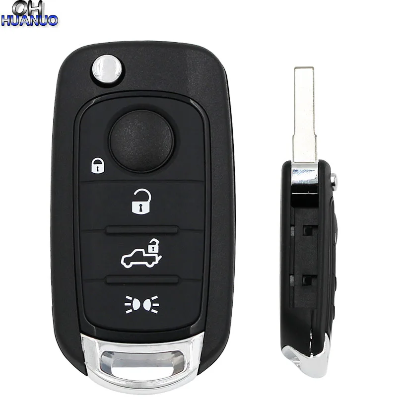 4 button Folding Flip Remote Key shell for Fiat new model keys