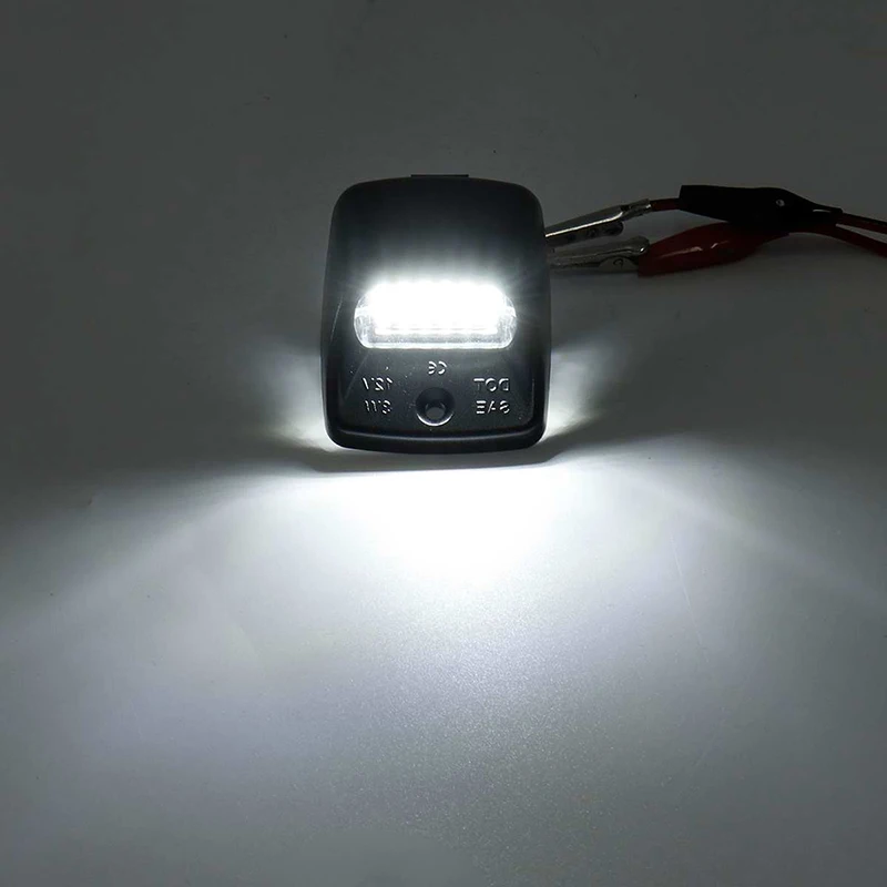 Светодиодный фонарь для заднего номерного знака 3W 6000K 18 SMD для Toyota Tacoma, 2 шт