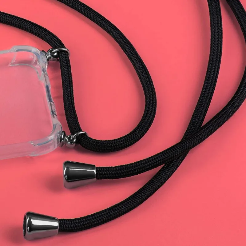 Clear Crossbody Phone Case with Lanyard Strap