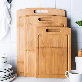 

Cutting Board Bamboo Thickened Household Cutting Board Meat Cutting Fruit Cutting Board Kitchen Cutting Board Panel