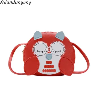 

2020 Girl Coin Purse Handbag Children Wallet Small Coin Box Bag Cute owl Kid Money Bag Baby Shoulder Bag Change Purse