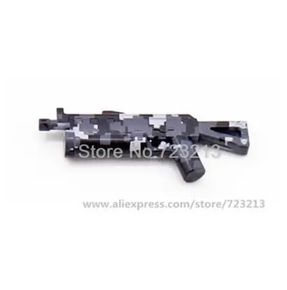 PP19 x5pcs 5 шт. пистолет AK47 Камуфляж Военный Набор оружия карабины пистолеты Submachine SWAT часть MOC аксессуары Костюм модель строительные блоки кирпичная игрушка - Цвет: PP19 x5pcs