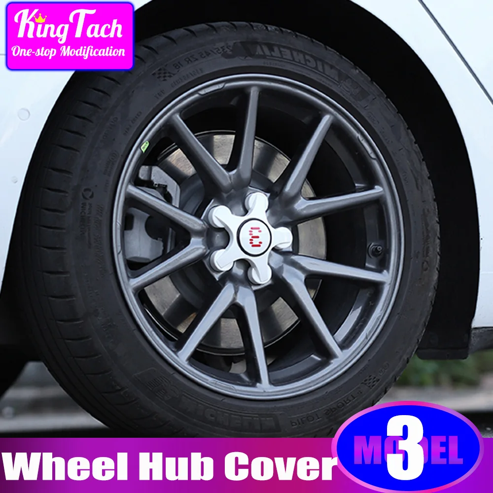 Car Wheel Hub Cover Sticker For Tesla Model 3 Carbon Pattern P Sport Style Multiple Colors Exteriors Accessories Wheel Center Caps Aliexpress