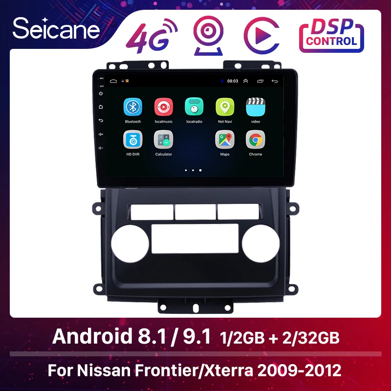 Seicane 9 дюймов GPS Navi Android 1 автомобильный радиоприемник стерео плеер для Nissan Frontier/Xterra