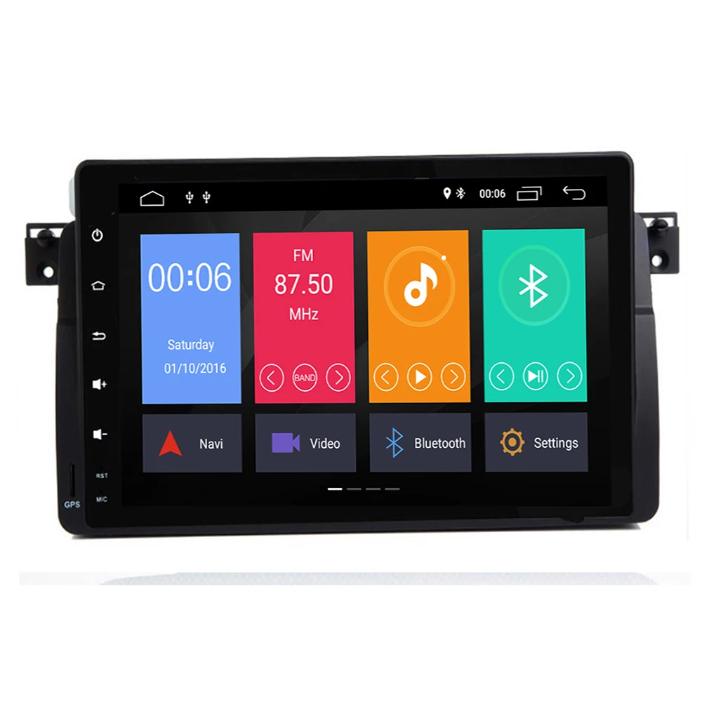 Авторадио автомобильный мультимедийный плеер 2 Din Android 10 4 + 64G для BMW E46 M3 Rover 75