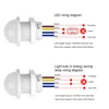 110v 220v Home Indoor Outdoor Infrared Light Motion Sensor Time Delay Home Lighting PIR Switch LED Sensitive Night Lamp ► Photo 3/6