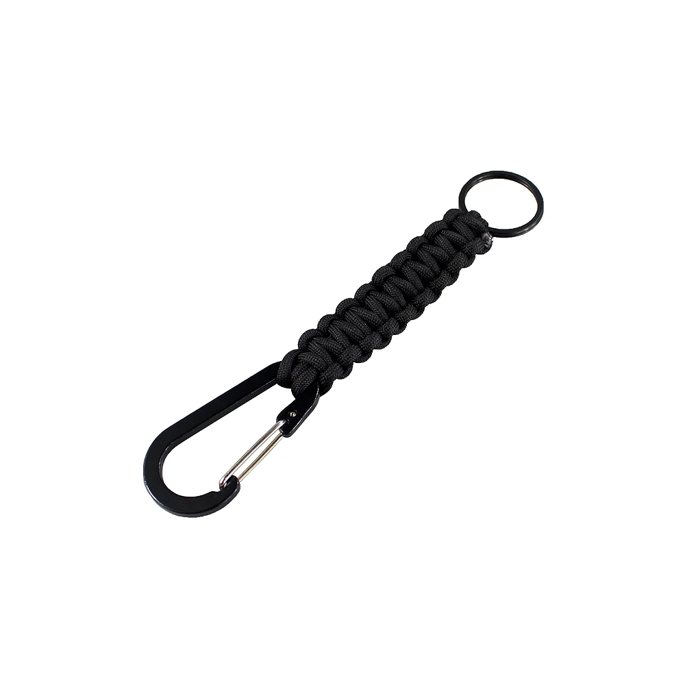 Braided Nylon Neck Lanyard with Key Ring Keychain for Keys Survival Paracord