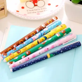 

15cm 6pcs/Set Gel Ink Pen Roller Ball Pen Cartoon Students Gift Writing Tool Creative Cute School Office Accessories Stationery