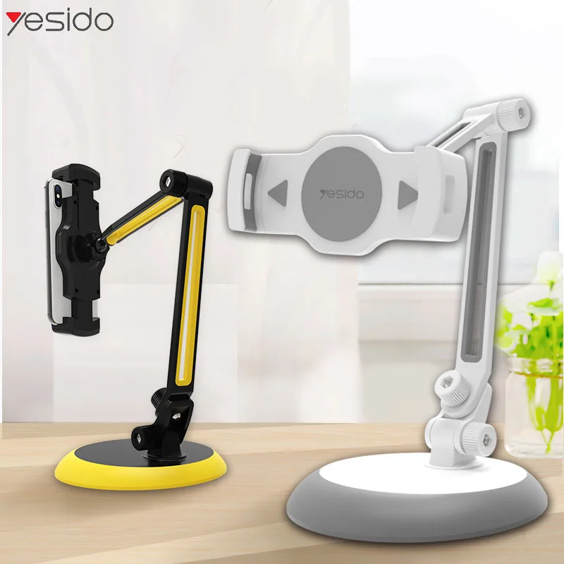 

Brand Folding Tablet Holder Aluminium Alloy iPad Desktop Stand Multi-functional Universal Live Holder