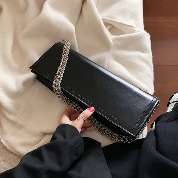 

Vintage Square Tote bag 2020 New High quality PU Leather Women's Designer Handbag Chain Shoulder bag High capacity Underarm bag