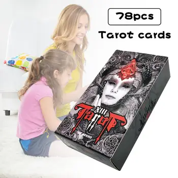 

78pcs/pack Tarot Cards English Version Game Boards Mysterious Fate Fortune Tarot Cards Deck Playing Game Cards Multiplayer Games