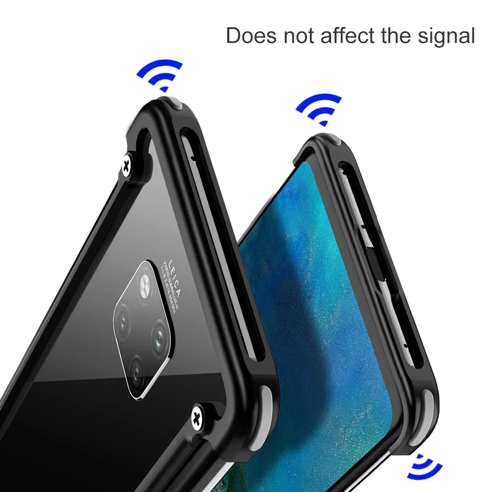 OATSBASF с подушкой безопасности металлический корпус для телефона Huawei Mate 30 pro 20 20pro