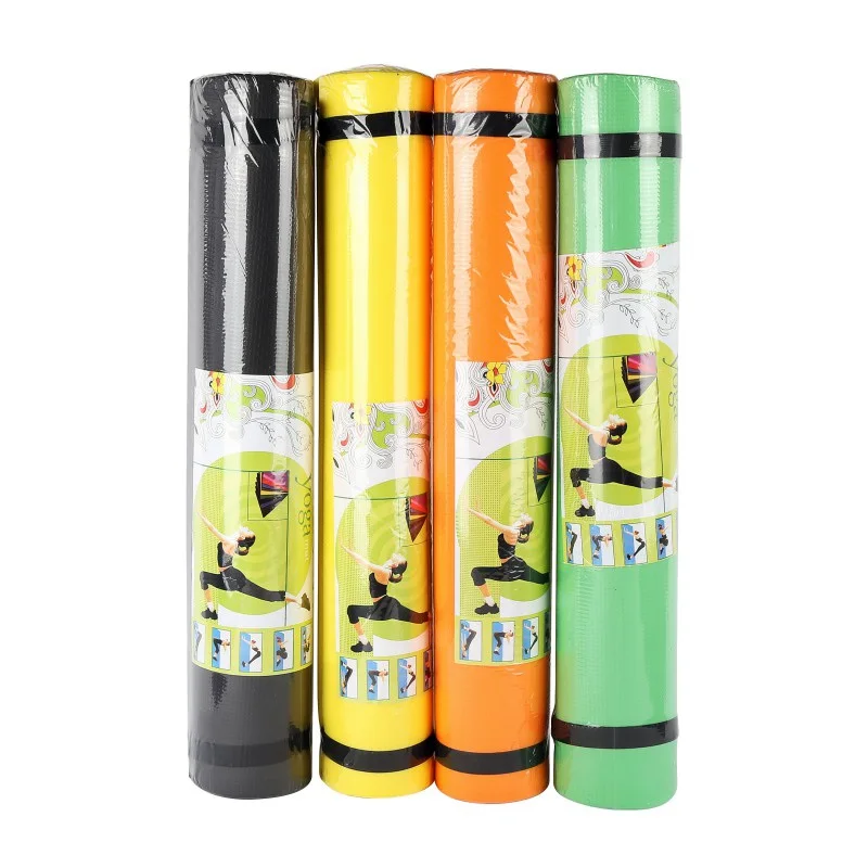 4MM Yoga Mat TPE Non-slip Fitness Slim Gym Exercise Mats Environmental Tasteless Pad X | Спорт и развлечения
